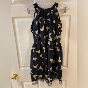 Lace back bird dress ModCloth
